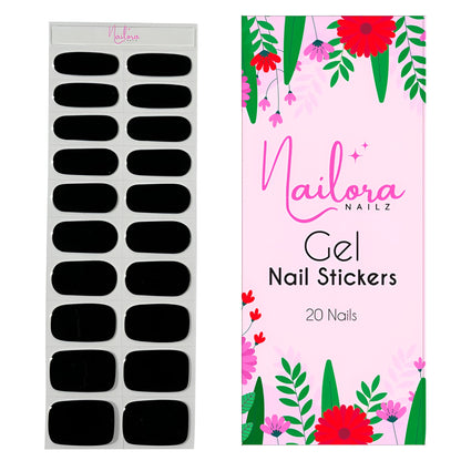 Black - Gel Nail Strip