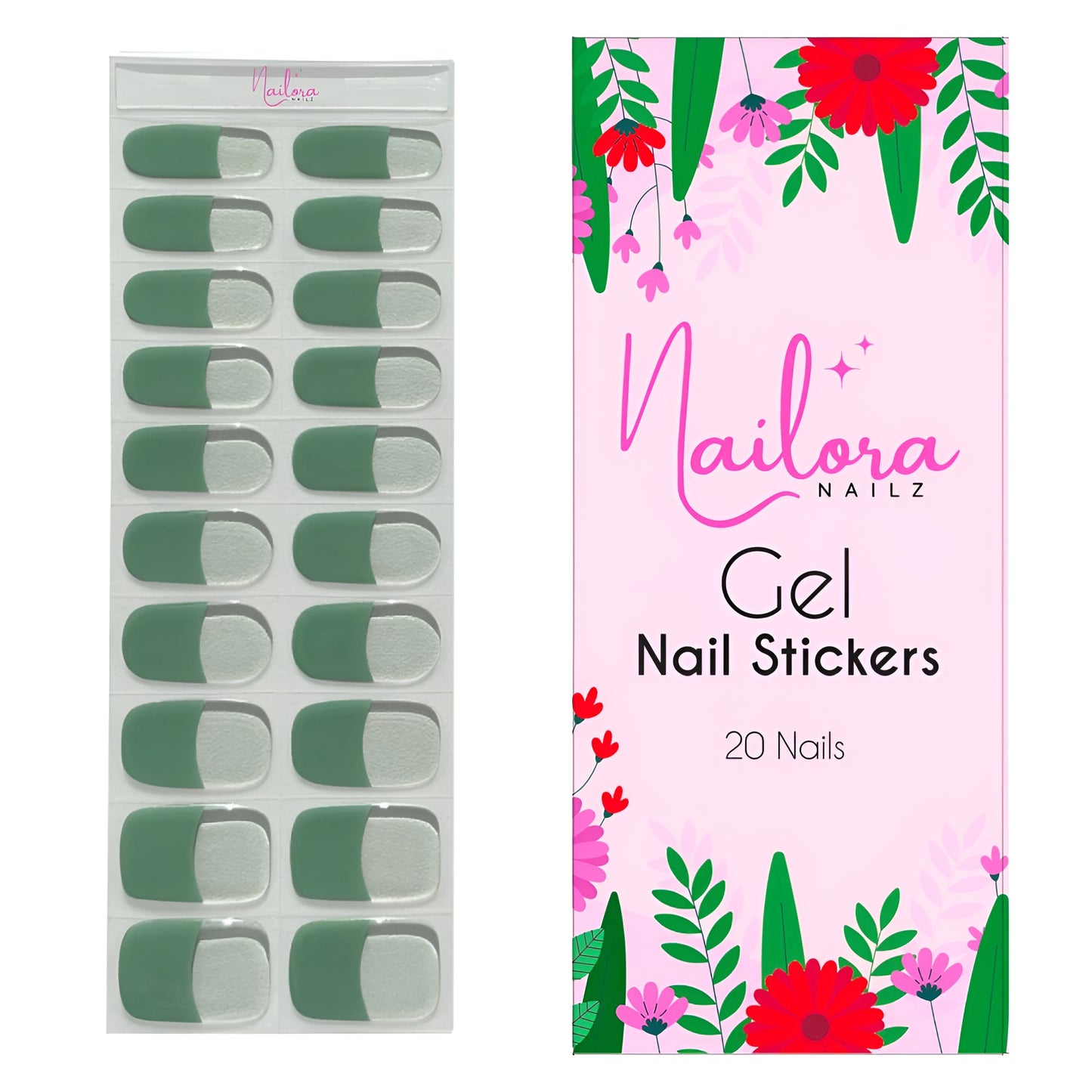 French Green - Gel Nail Strip